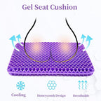 ✨ Ergonomic Silicone Seat Cushion – Relief You Can Feel