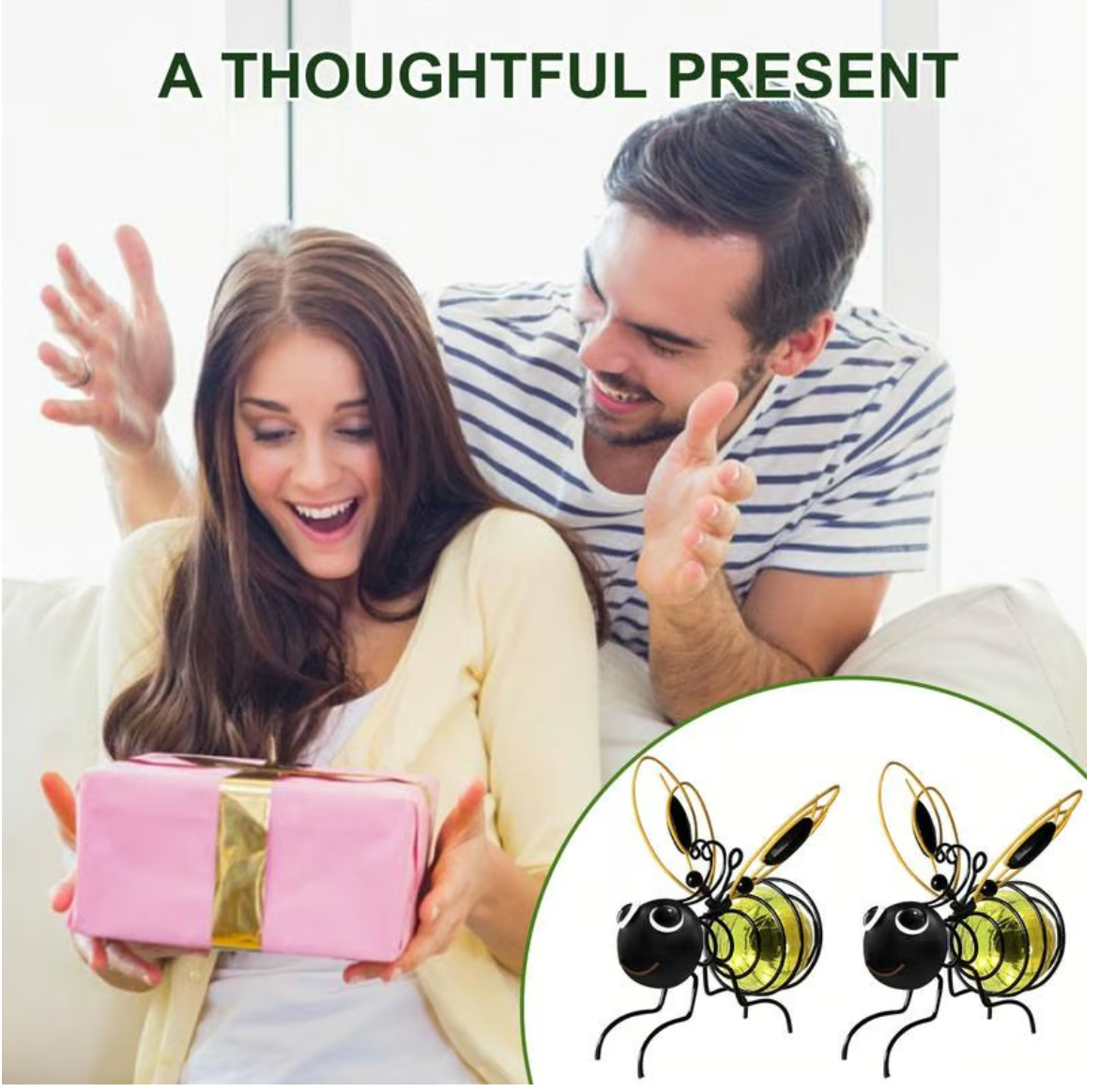 🔥LAST DAY 49% OFF - Outdoor Hanging Solar Bee Light
