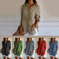 🌷LAST DAY SALE 49% OFF - Classic Pleated Textured Single-Breasted Lapel Shirt for Women